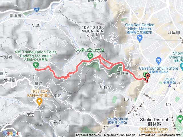 大同山 青龍嶺（尖棟山回）大棟山 