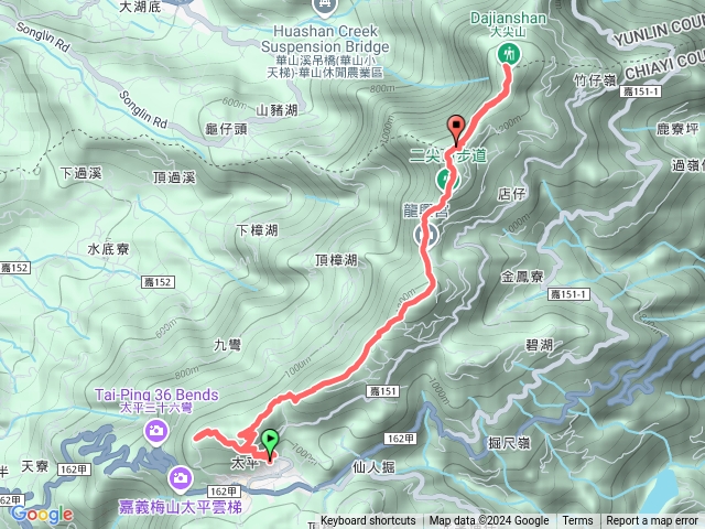 雲嘉五連峰蹤走預覽圖