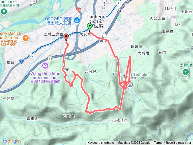 土城承天禪寺火焰山建安山原住民生態園區土城國中20250215