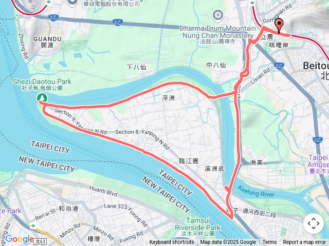 社子島自行車道(捷運唭哩岸站)