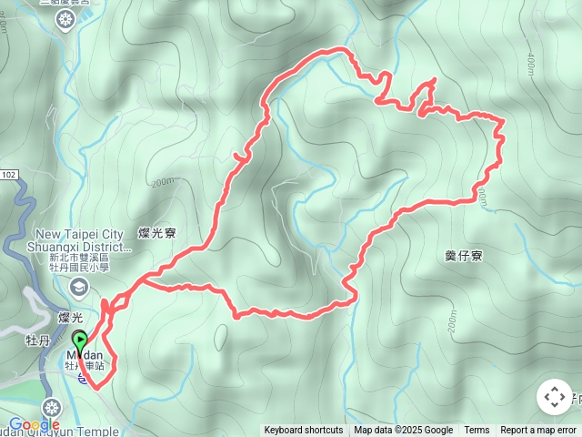 牡丹車站-松子嶺古道-焿子寮古道-石筍公-石筍媽-石筍古道8字連走預覽圖