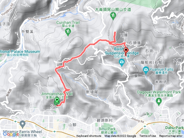 金面山步道