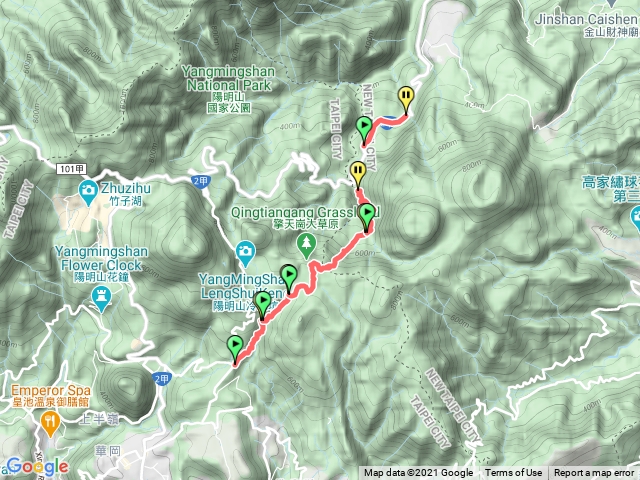 平等里 絹絲瀑布 擎天崗草原環形步道 金包里魚路古道 上磺溪 金山