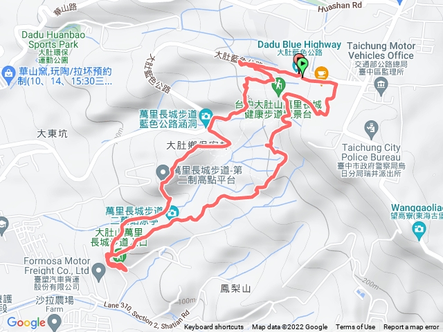 萬里長城、旗開得勝步道