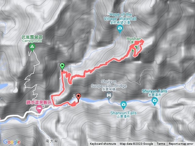 虎山 (西南峰路線