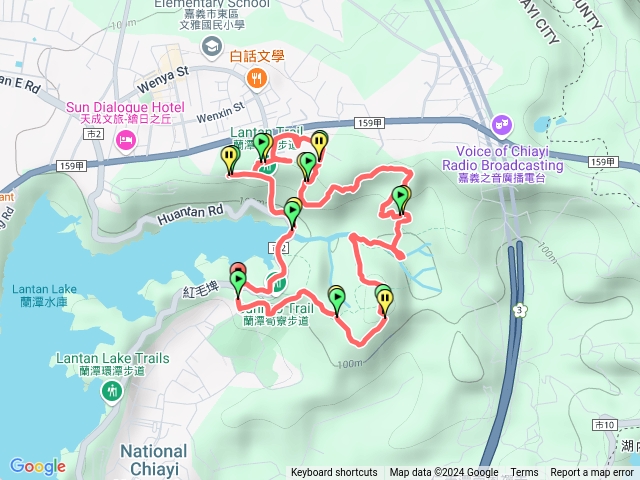 蘭潭後山步道(筍寮山湖底西北峯紅毛埤山山仔頂山)預覽圖