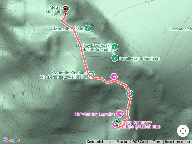 沙巴神山從LABAN上山
