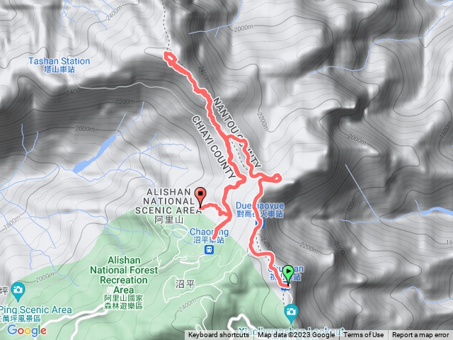 對高岳-沼平車站-大塔山-姊妹湖