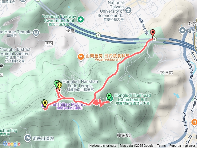 柴埕路烘爐地圓通寺登山口