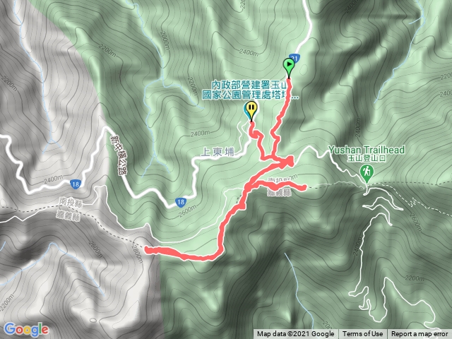 塔塔加走大鐵杉-鹿林山-麟趾山