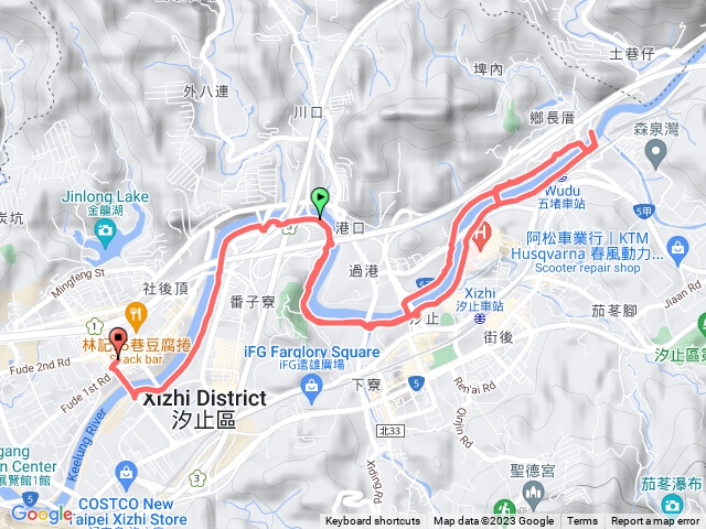 汐止河濱自行車道多了好多阻礙