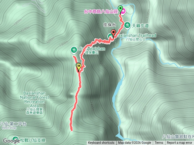 八仙山步道+佳保台山預覽圖