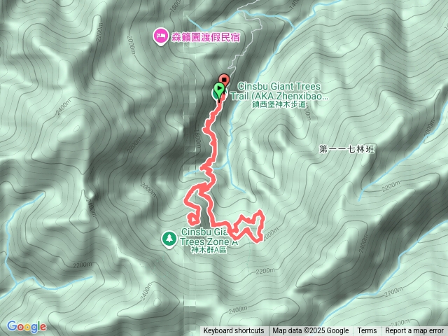 鎮西堡巨木步道A+B區預覽圖