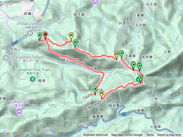 猴山岳、二格山O形縱走預覽圖