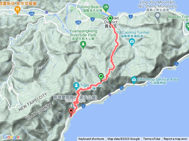 龜媽坑古道 福隆山 大福山