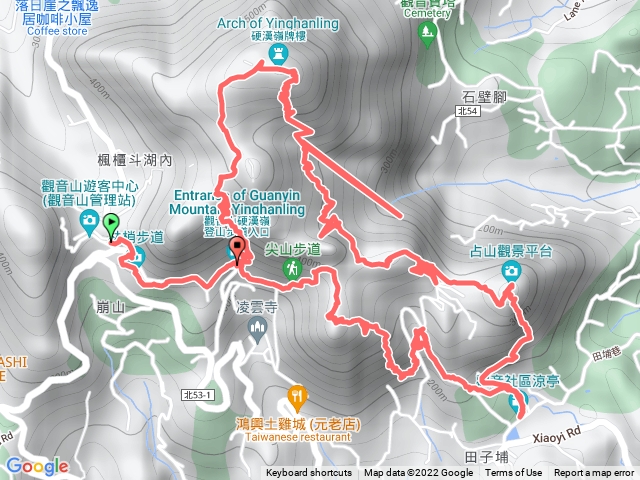 2022/4/5觀音山八字縱走