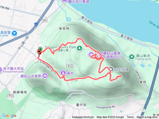 大甲鐵砧山小百岳O繞