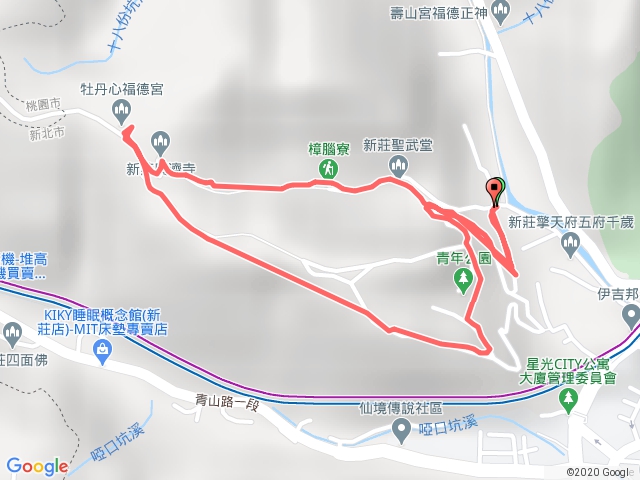 新莊青年公園雙步道快走