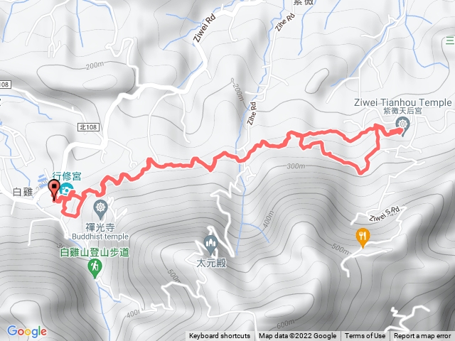 三峽白雞山行修宮步道/紫微天后宮步道