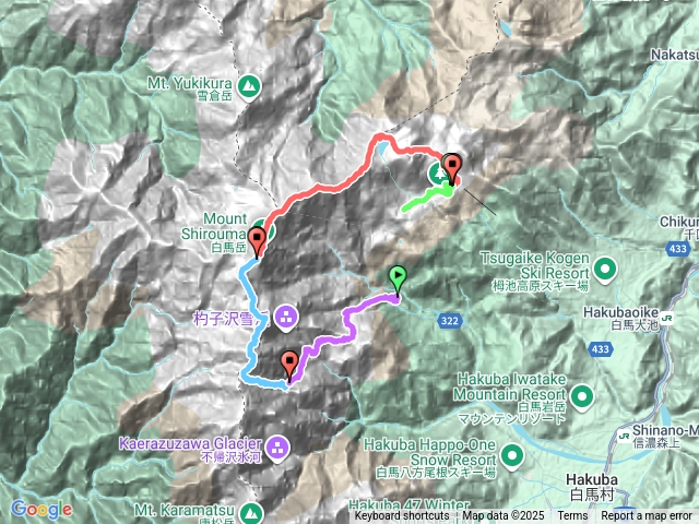 白馬三山三天兩夜