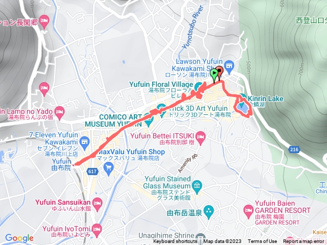 日本九州湯布院金鱗湖