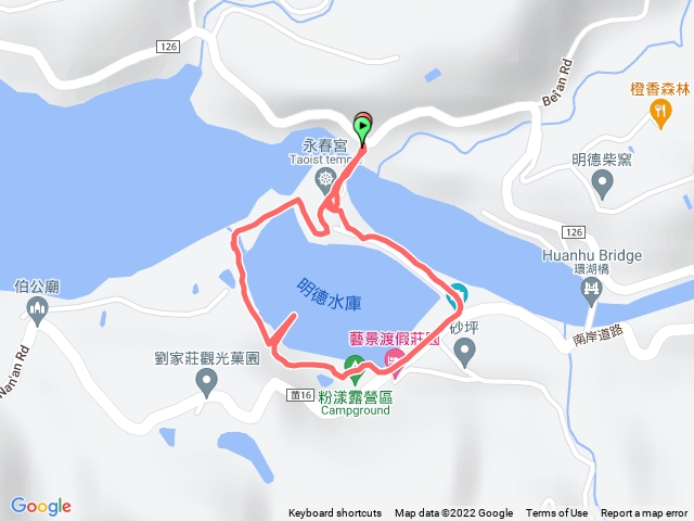 明德水庫湖濱步道