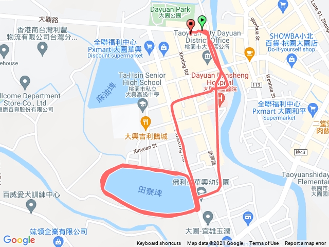 11／20午華興池健走
