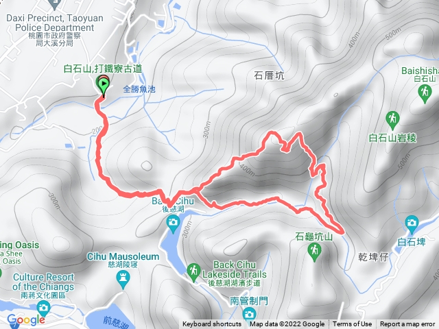 打鐵寮古道大P，經鐵塔、木橋及東興橋