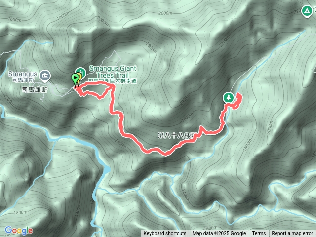 司馬庫斯（神木步道回程司立富瀑布）