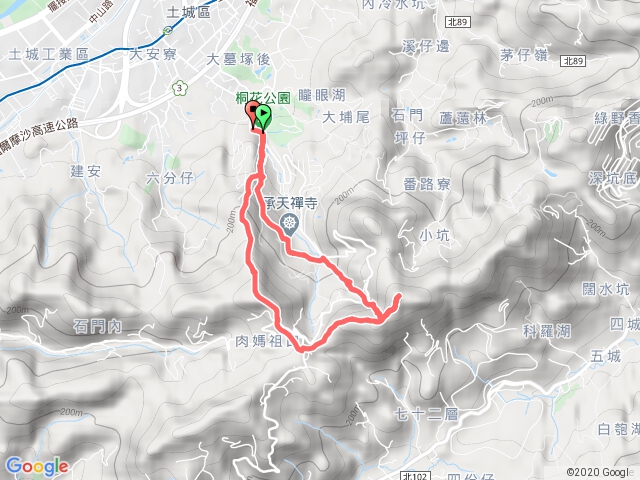 新北市土城區火焰山-天上山O行走