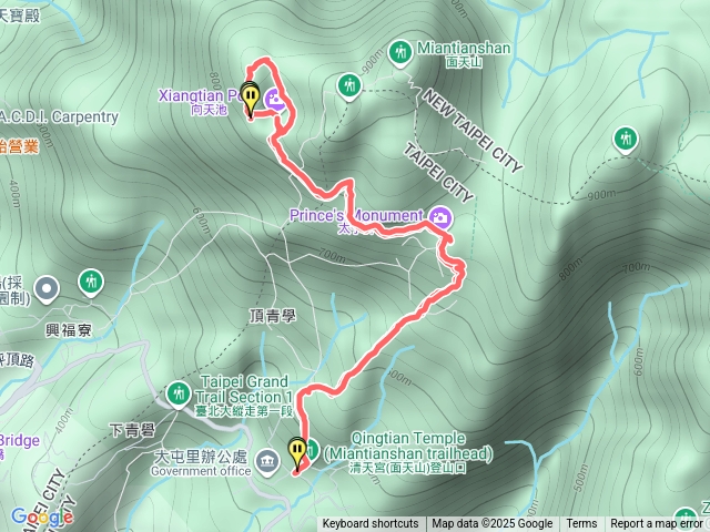 20250915清天宮-向天池-向天池山來回