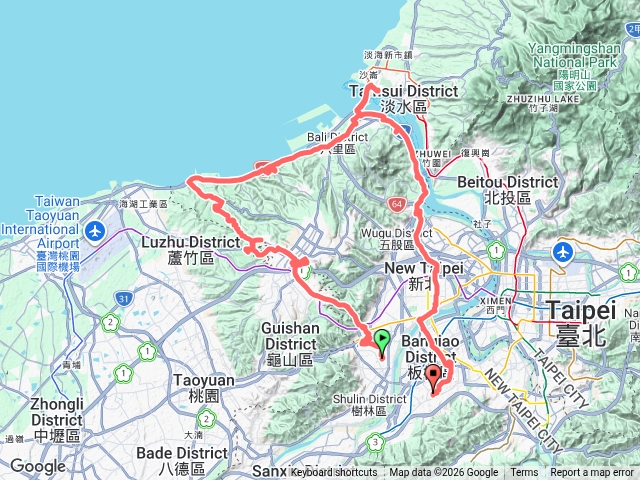 騎車(貓尾崎-西濱-油庫口-八里)