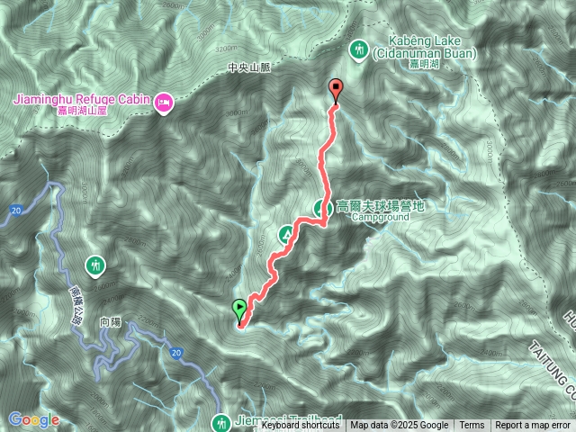 戒茂斯上嘉明湖 D2/4 - 溪底營地至獵寮營地