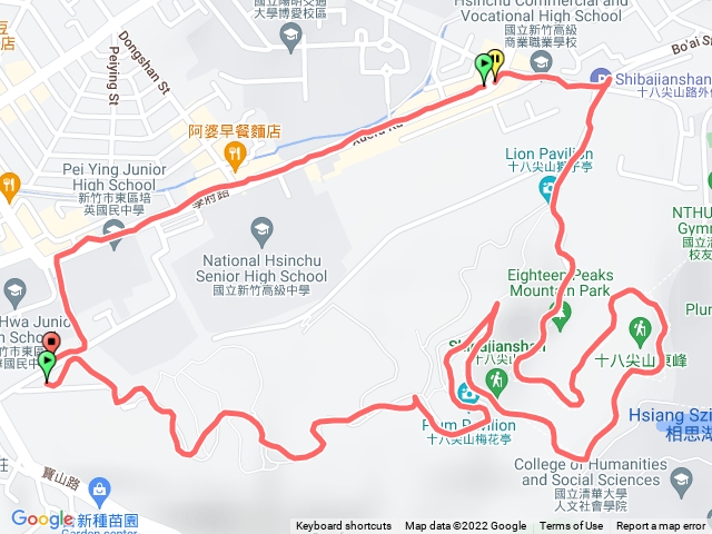十八尖山步道