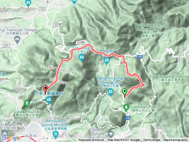 苗圃登山口-清天宮登山口