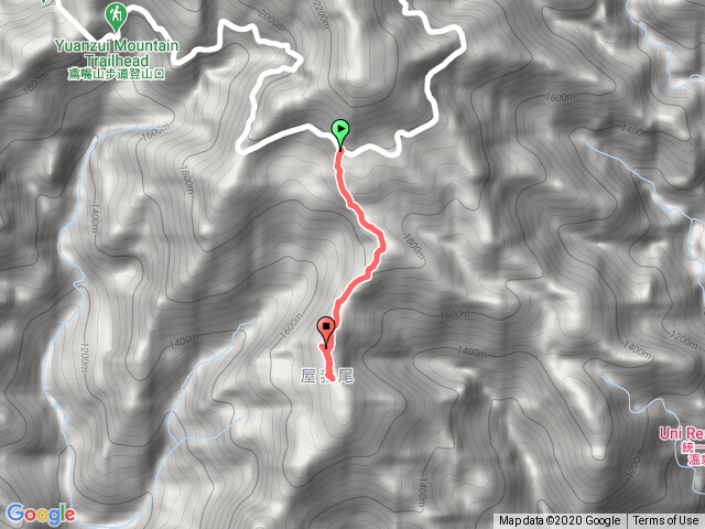 屋我尾主峰北峰12/19