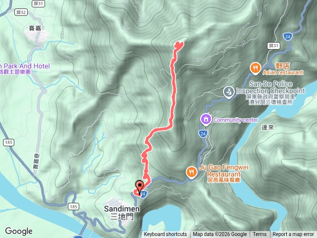 115710三地山、三地南峰