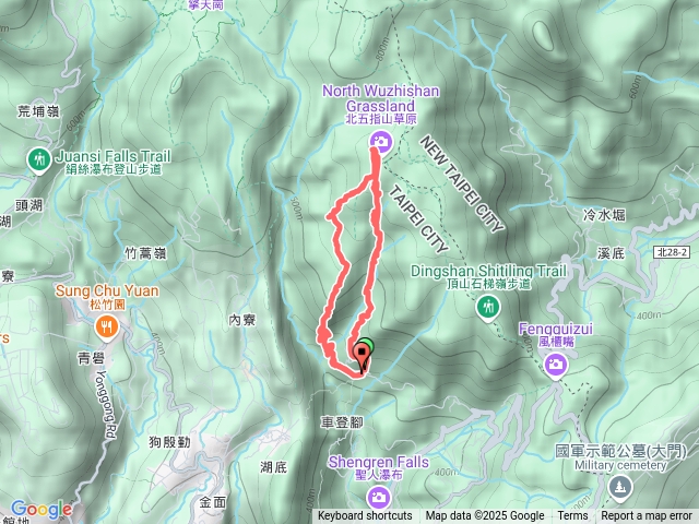 北五指山、高頂山（0型路線）預覽圖