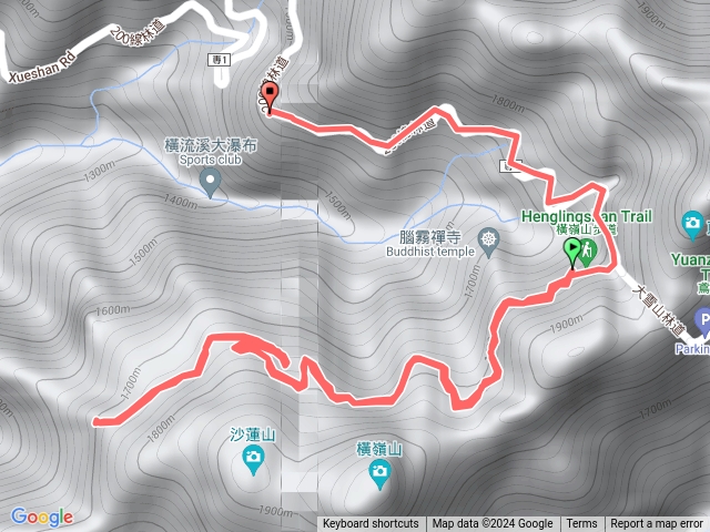 MTB-大雪山-橫嶺山步道