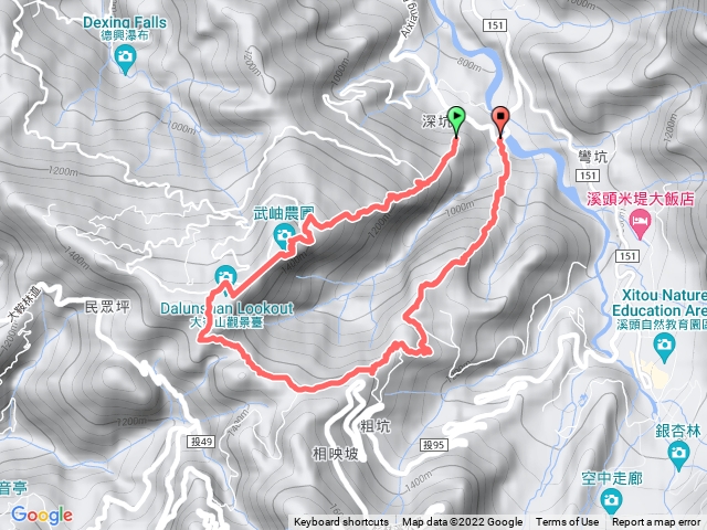 三石山至銀杏森林下竹崙山
