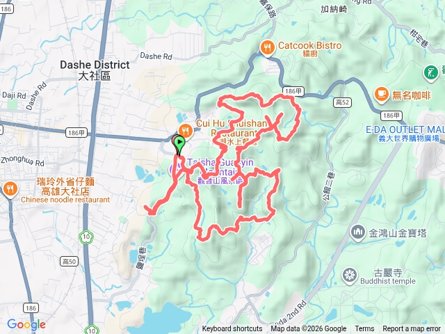 高雄大社觀音山34連峰(順時針)