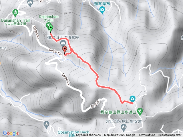 汐止大尖山、四分尾山