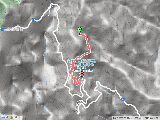 嘉明湖_向陽山屋-向陽登山口