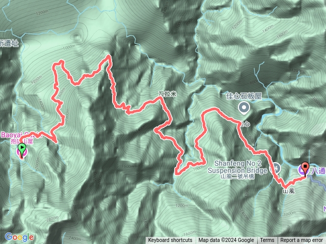 【新康橫斷D4】抱崖山屋-瓦拉米山屋-山風登山口預覽圖