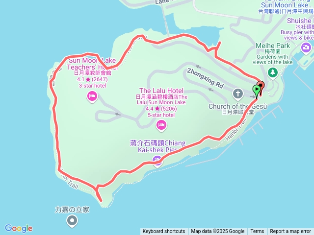 南投魚池日月潭涵碧步道環走