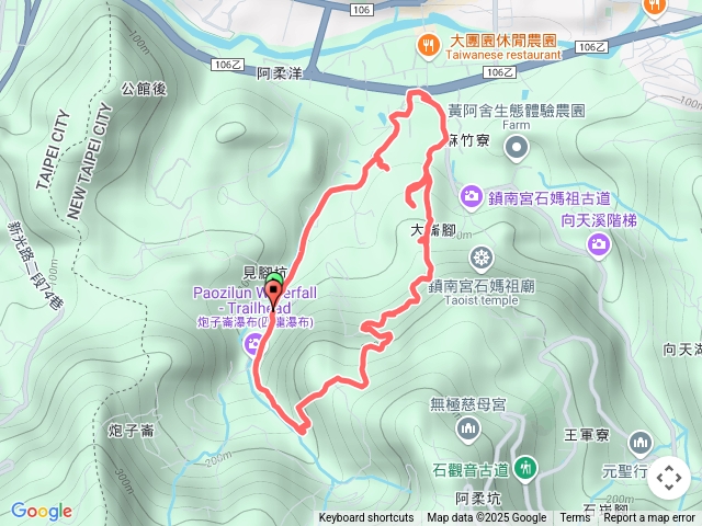 炮仔崙瀑布O走預覽圖