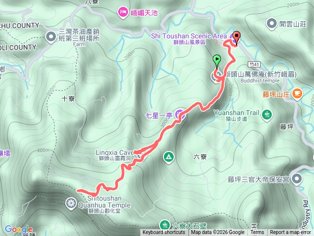獅頭山登上步道預覽圖
