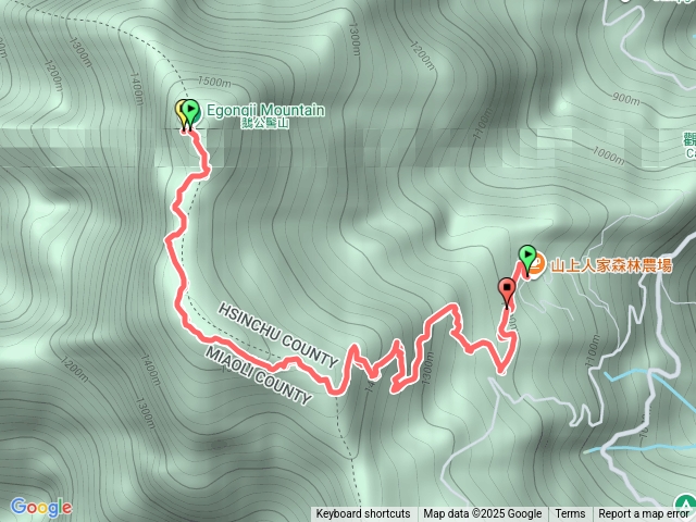 鵝公髻山來回預覽圖