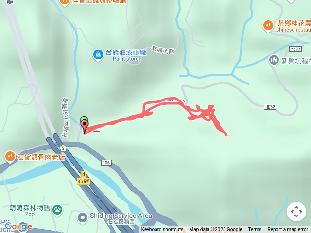 三民煤礦(航跡後段回程時走太急，gps跑偏)