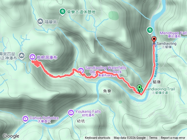 三貂嶺瀑布群步道預覽圖
